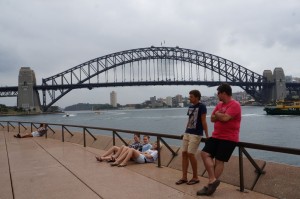 Mit Familie Endlers an der Harbour Bridge