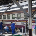Säuberung der Thailändischen Bahn