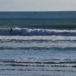 Surfer bei Raglan